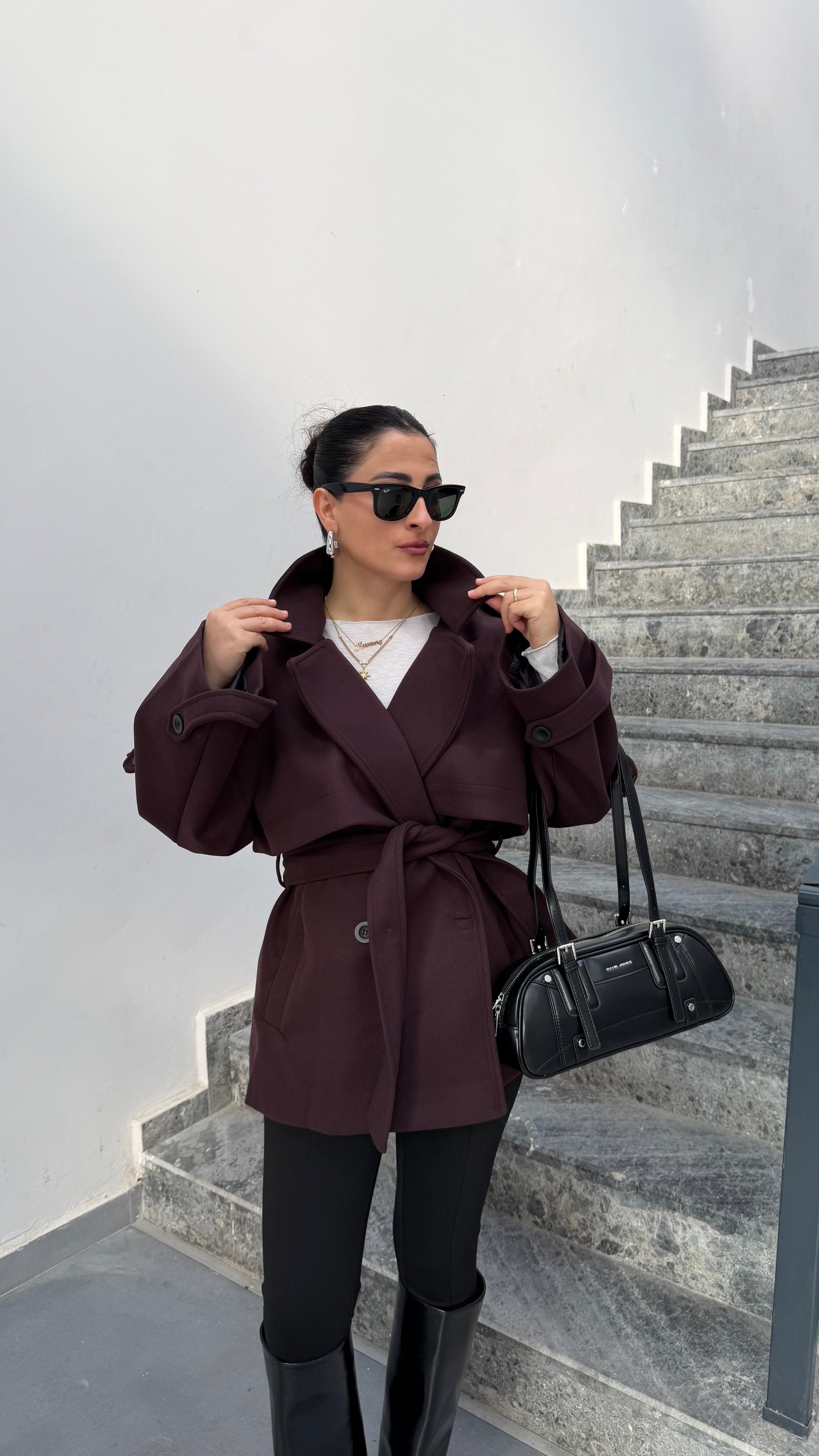 Kaşe Kaban- Mürdüm