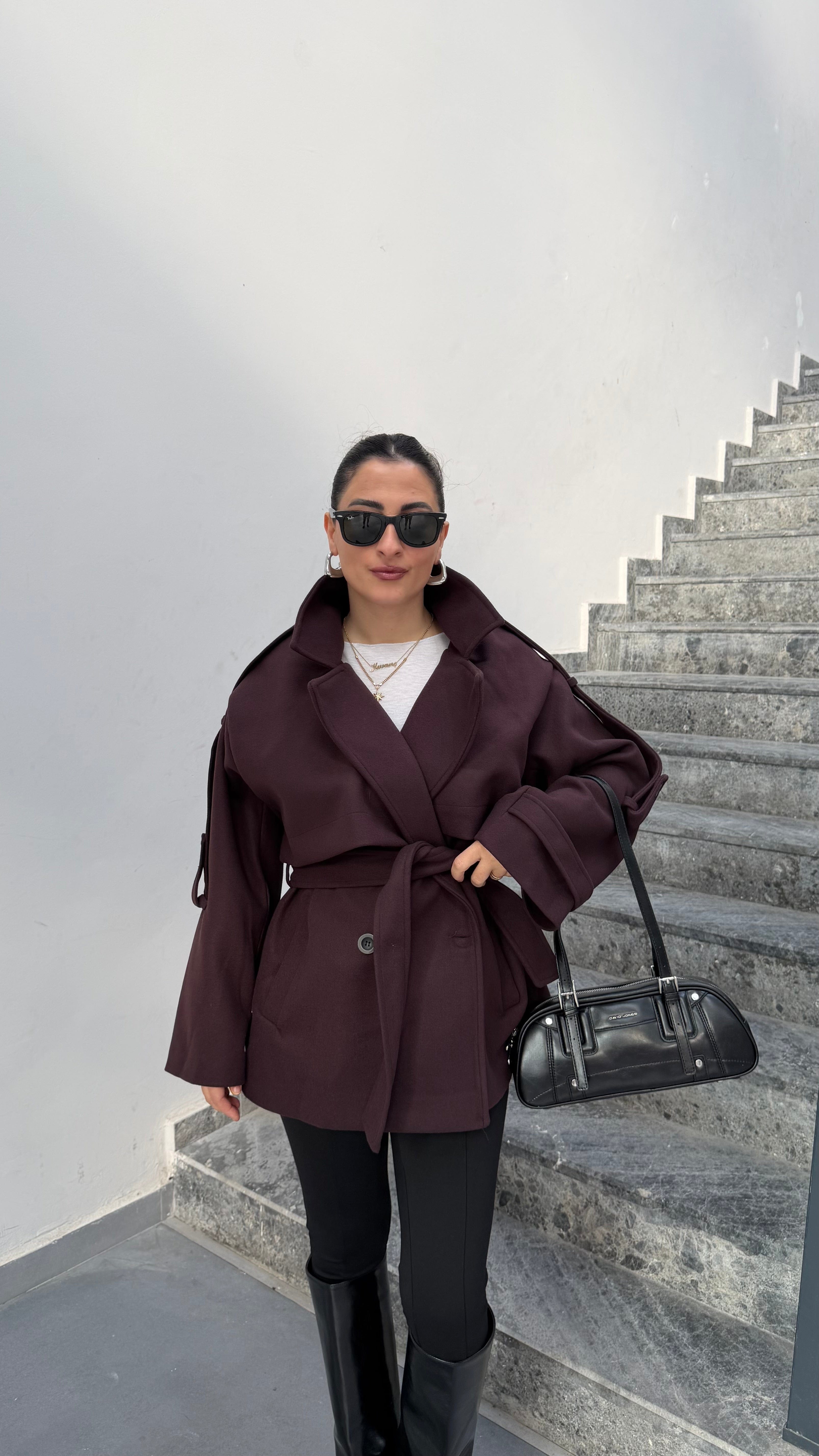 Kaşe Kaban- Mürdüm