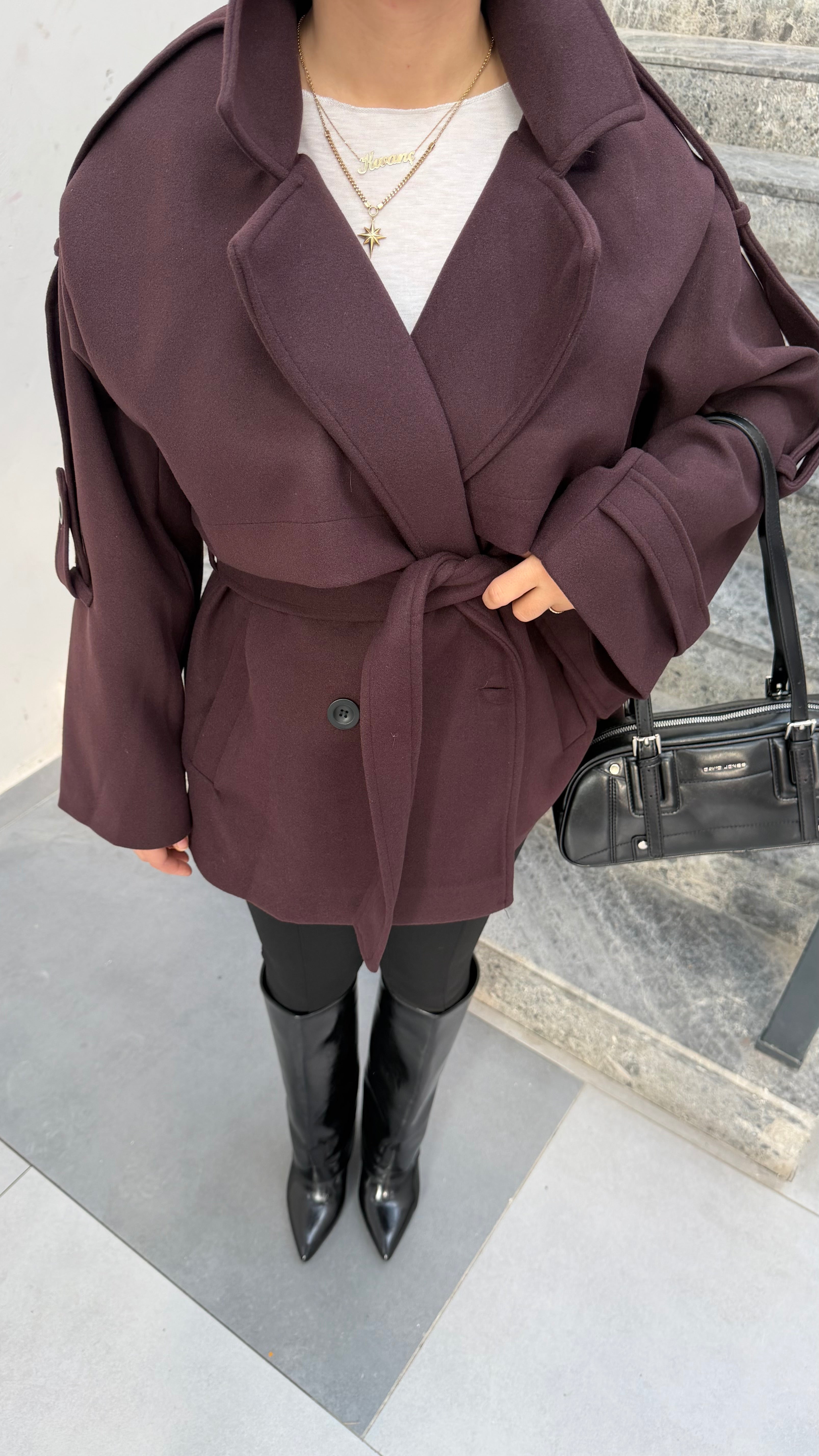 Kaşe Kaban- Mürdüm