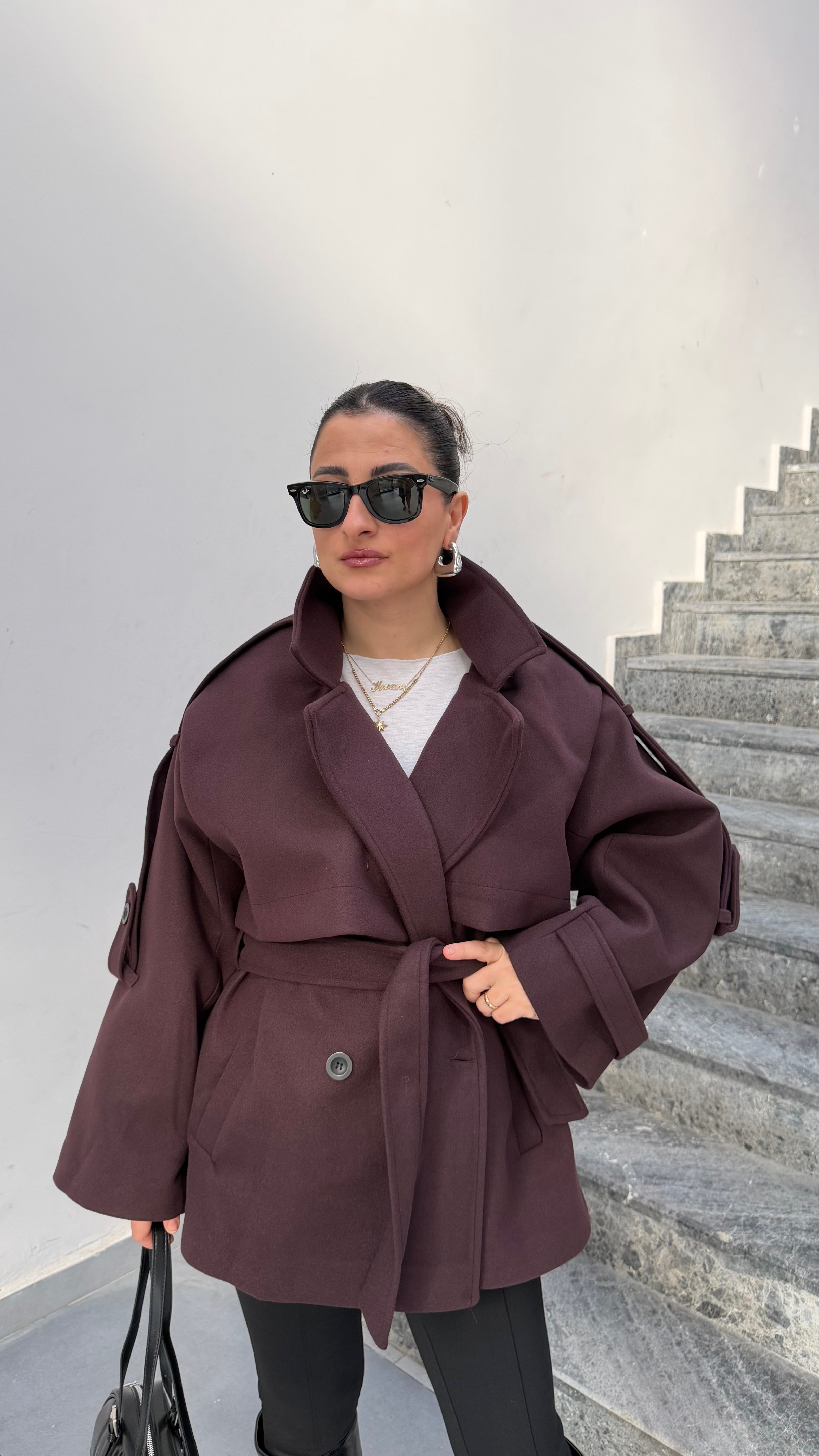 Kaşe Kaban- Mürdüm