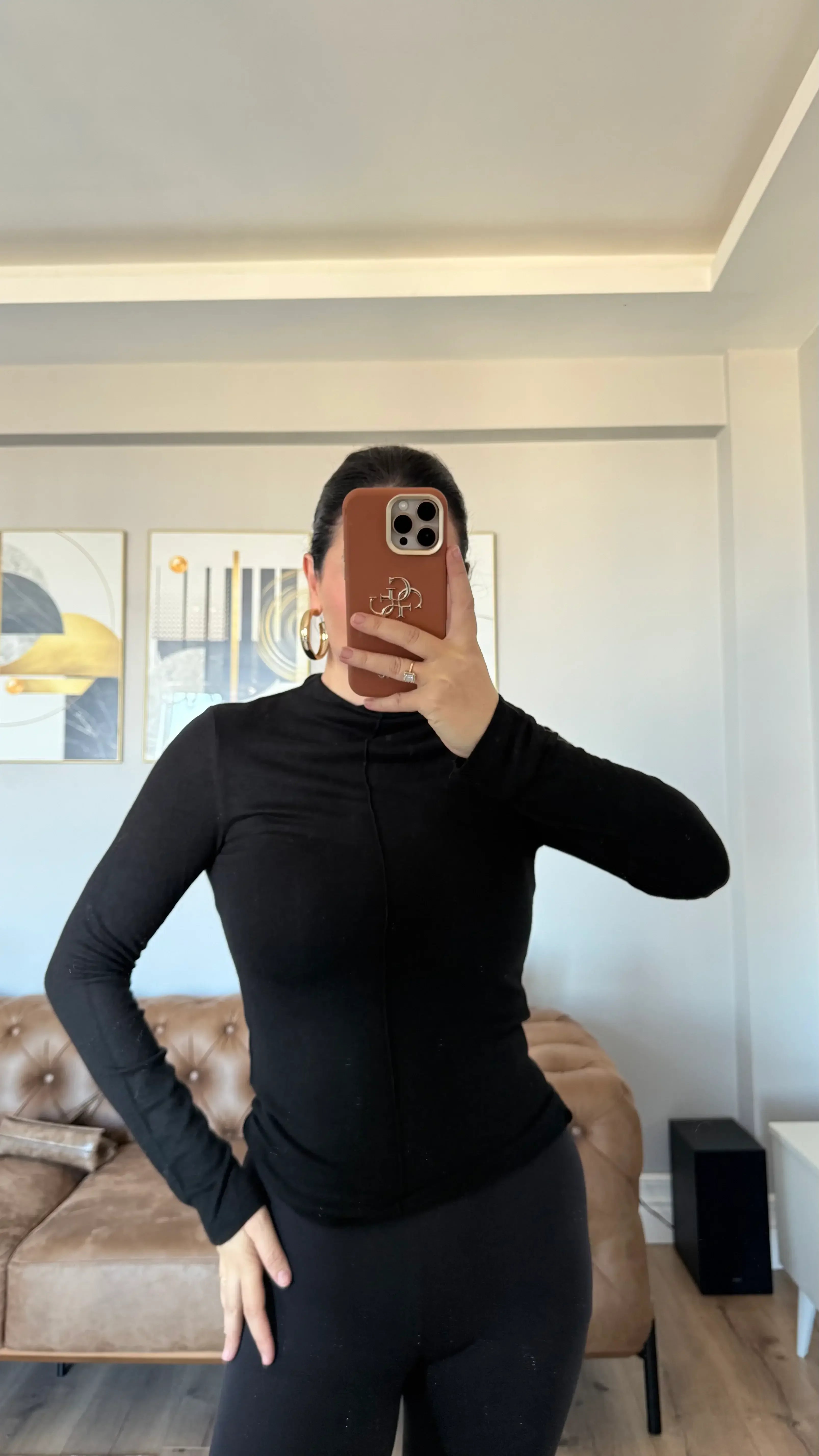 ÖN ÇİZGİLİ BALIKÇI YAKA TRİKO-SİYAH